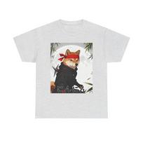 Japanese Horror Culture T-Shirt - Shiba Inu Dog Motif S įvairiaspalvis