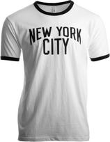 New York City | Iconic NYC Lennon Ringer Vintage Retro Style Men Women T-Shirt S įvairiaspalvis