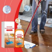 Wooden Floor Cleaner Liquid for Sealed Wood Surfaces Antifouling Formula Removes Dirt and Residue with Polishing Effect for Home Use One Size