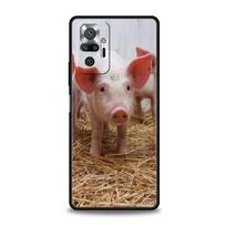 Phone Case For Xiaomi Redmi Note 14 13 12 5G 11 10 Pro Plus 4G 9S 9 14C 13C 12C 10C 9C 9A Soft TPU Cover Cute little Pink Pig Redmi Note 14 5G