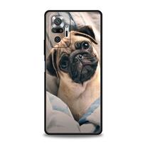 Phone Case For Xiaomi Redmi Note 14 13 12 5G 11 10 Pro Plus 4G 9S 9 14C 13C 12C 10C 9C 9A Soft TPU Cover Cute Pug Dog Redmi Note 14 5G