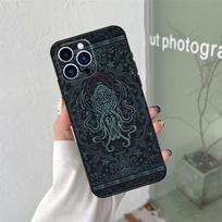 Cthulhu Mythos Silicone Soft Case For iPhone 17 Air 11 14 15 16 Pro Max 12 13 Mini 16e 16 Plus Back Cover For iPhone 11