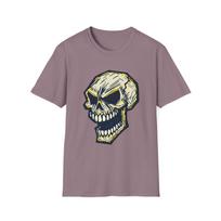 Unisex Softstyle T-Shirt Skull Scream Gothic Anatomy Halloween Horror S įvairiaspalvis