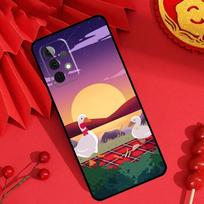 Untitled Goose Game Case For Samsung Galaxy M55 M35 M15 M11 M12 M13 M14 M06 M16 M36 M56 M31 M53 M32 M52 M34 M54 For Samsung M11