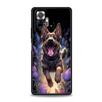 Phone Case For Xiaomi Redmi Note 14 13 12 Pro Plus 5G 9S 9 10 11 4G 14C 13C 12C 10C 9C 9A Soft Cover Beauty German Shepherd Dog Redmi Note 13 Pro 5G