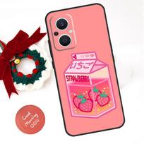 Cute Strawberry Milk Box Funda For OPPO Reno 8 Lite 10 11 12 13 14 Pro 11F 12F 13F 14F OPPO Find X8 X5 X6 X9 Pro Case For OPPO Reno7 4G