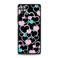 Phone Case For Xiaomi Redmi Note 14 13 12 5G 11 10 Pro Plus 4G 9S 9 14C 13C 12C 10C 9C 9A Soft TPU Cover Gold Rose Love Heart Redmi Note 14 5G