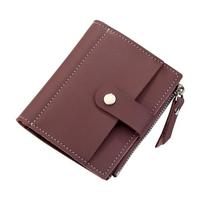 Women's wallet short driver's license wallet Korean version zero wallet Women's mini buckle bag ruda