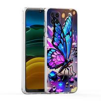 Soft Cover for Samsung Galaxy A25 A23 A22 A52S A52 A55 A72 A51 A71 A41 A31 A13 A11 5G Transparent Phone Case Butterfly Printed for Samsung A05s
