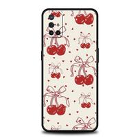 Phone Case For OnePlus 12 11 10 9 Pro 9T 12R 10R 9R 9RT 10T 8T 8 7 6T 7T Nord 2T CE 2 5G N200 N10 N100 Cover Cute Cherry Bow For OnePlus 7