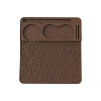 Waterproof Coffee Tamper Pad Non-Slip Coffee Powder Press Seat Espresso Tamping Pad  Coffeeware kava