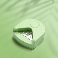 Mini Circle Cutter Button Maker Corner Round Machine Corner Punching Portable Paper Cutter Card Photo Cutting (Green,1pc) žalia