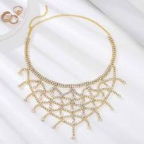 Meier Hot-selling rhinestone mesh tassel head chain, rhinestone hair chain, pendant headpiece accessory auksas