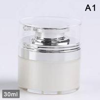 30/50ml Auksinės Sidabrinės Beoro Siurblio Buteliukai Tuščias Kosmetikos Indelis Su Silikoninės Mentelės Rinkiniu Kremams, Geliam, Losjonams, Tualeto Reikmenims as the picture