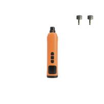 Electric Pet Nail Grinder High Speed Rechargeable Pet Nail Trimmer with Dual LED Lights LCD Display for Cats Dogs Safe Grooming Tool One Size oranžinė