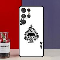 Ace of spades Poker Card Funda Case For Samsung Galaxy S25 Ultra S9 S10 S20 S21 S22 Plus S23 FE S24 Ultra Phone Cover For Galaxy S9