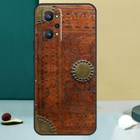 Brown Tooled Leather Pattern For Realme 13 12 10 11 14 Pro Plus GT 6 5 6T GT7 Pro C55 C53 C51 C21Y C25S C75 C67 C61 Case For Realme GT5