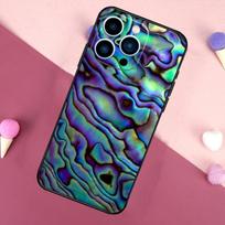 Abalone Sea Shell Texture Case For iPhone 16e 16 15 Pro Max 11 12 13 Mini 14 15 Pro Max 15 Plus XR Phone Back Cover For iPhone XR