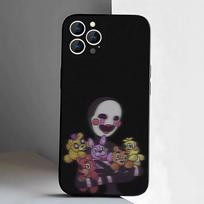 Five-Nights-At-Freddys F-Fnaf Phone Case For iPhone 17,16,15,14,13,12,11,Pro,XS,Max,XR,Plus,E,SE4,Mini Black Soft Cover iPhoneXR