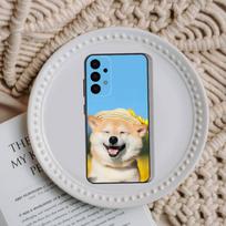 Cute Shiba Inu Phone Case For Samsung Galaxy A 91,80,73,72,71,53,52,51,22,5G Shockproof Soft Black Cover SamsungA01