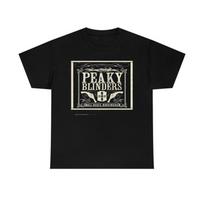 230 g/m² 100% medvilnės Peaky Blinders Birmingamo gangsterio sunki medvilninė marškinėlė S įvairiaspalvis
