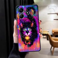 Case for Xiaomi Redmi Note 14 12C 13C 12 11 A1 A4 A5 14C 13 Pro Plus 9 8 7 10 A3 K80 Phone Cover K40 A2 A1 Cool Colored Cat Redmi Note 8T