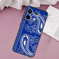 Blue Bandana Case For Xiaomi Redmi Note 14 13 12 11 10 9 15 Pro Plus Redmi 15 10C 12C 13C 15C 14C Cover For Redmi 10