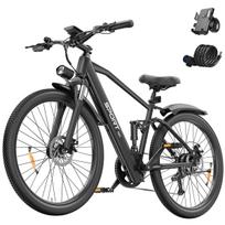 TOOFLY T8S Suaugusiųjų Elektrinis Dviratis 41KM/H 250W Variklis 48V9.9Ah Baterija Miesto Kelionėms E-Dviratis 26*1.95 Colio Padanga Suaugusiųjų Elektrinis Dviratis T8S Black juoda