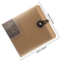 Cd Storage Case 12 Capacity Cd Dvd Binder Large Space Media Organizer Portable Disc Holder Scratch Proof Buckle Rope Design kava