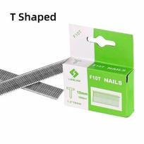 1000Pcs 8/10/12mm Door Shaped Staples Nails Stapler Machine Accessories Framing Work T Shaped Staples Woodworking Nails