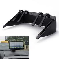 1 vnt. Juodas GPS saulės skydelis navigatoriui 7 colių automobiliniam GPS profesionalus saulės skydelis antirefleksinis GPS ekrano skydelis gaubtas