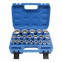 SATRA 12-KAMPĖ 1/2″ TRUMPIŲ GALVUČIŲ RINKINYS 21 vnt.