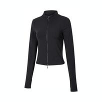 Nike Zenvy Air Series Quick-Dry Full-Length Zip-Up Long Sleeve Cardigan Sweatshirt Women outerwear Black Cool-Gray FV7424010 S
