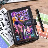 Kpop Medžiotojai Lazerinis Sąsiuvinis Studentų Žurnalas Kietas viršelis Palaidų lapų Animacinis Anime black-rumi juoda