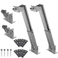 Solar Panel Foot Mount Bracket 15-30°Adjustable Photovoltaic Tilt Mount Bracket Solar Panel Fixing Support Kit For RV Roof Boat