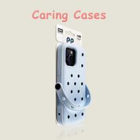 For iPhone 17 Pro Max Case Light Blue Silicone Perforated Grip Strap Shockproof Cute Trendy Couple Style with iPhone 16 15 14 13 iPhone 13 šviesiai mėlyna spalva