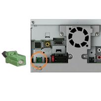 M63K-Active GPS navigacijos antena AVIC jungtis Pioneer AVIC 5100 5200 5201 7200 W4400 W4500 W6400 W8400 W8500 W8600NEX juoda
