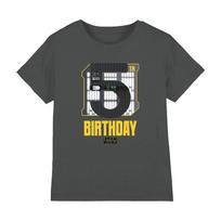 Star Wars Darth Vader 5Th Birthday Space Kids T-shirt Charcoal 150