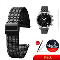 For any brand Quick Release Spring Bar Stainless Steel Watch Strap 18 20mm 22mm Safety buckle Men Watchband Bracelet Accessories 18mm juoda