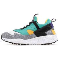 Nike Air Huarache Utility Safari Men Sneakers Green White Black-Emerald-Green-Raisin 806979-103 41