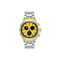 Swatch Series Kvarcinis Mechanizmas Atsparus Vandeniui 30M Trijų Ciferblatų Chronografas Kalendorius Sportinis Trend Atsparus Vandeniui Laikrodis 45Mm Geltonas Ciferblatas YYS4002AG Yellow