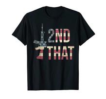 USA Flag Patriotic Pro Gun AR-15 I 2nd That Second Amendment T-Shirt 4XL