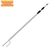 Telescopic Awning & Tent Support Pole gray