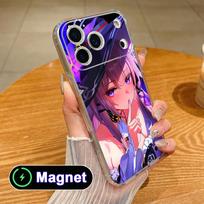 HSR Herta Clear TPU Magsafe Mobile Phone Case for iPhone 17 16 15 14 13 12 11 Air Pro Max Plus Mini Colorful Cover iPhone 11 Pro Max