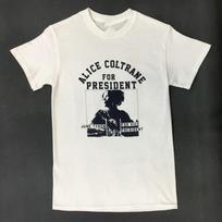 Alice Coltrane For President T Shirt White Short Sleeve All Sizes S 5Xl S įvairiaspalvis