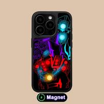 Skibidi Toilet TV Camera Man Phone Case for iPhone 17 16 15 14 13 12 11 Air Pro Max Plus Matte Surface Magsafe Cover iPhone 11