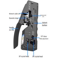 AUCAS Multi-function Network Cable Crimping Tool