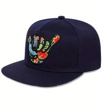 Women Fingers 666 Embroidery Hip-Hop Hats Spring And Autumn Outdoor Use Adjustable Sportss Casual Baseball Caps Sunscreen Hat For Men And