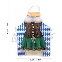 German Oktoberfest Kitchen Apron Beer Festival Apron For Oktoberfest Party Soft Oktoberfest Party Decorations For BBQ Grilling