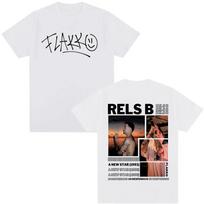 Rapper Rels B A New Star Album Merch Tshirt Unisex Women Clothing Fashion Hip Hop Tshirts High Quality T Shirts Streetwear S